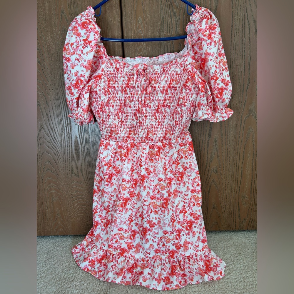 Floral Off-Shoulder Dress